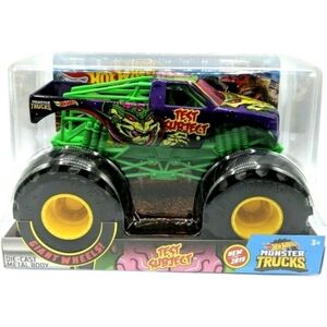 Hot Wheels Monster Truck Giant Wheels "Test Subject " 1:24 Die Cast Metal Body